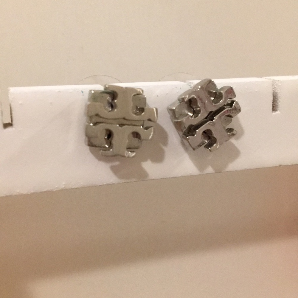 Tory Burch Silver Stud Earrings